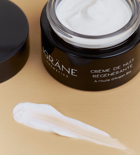 Crème visage nuit régénérante a l'huile d'argan bio - Igrane Cosmetics